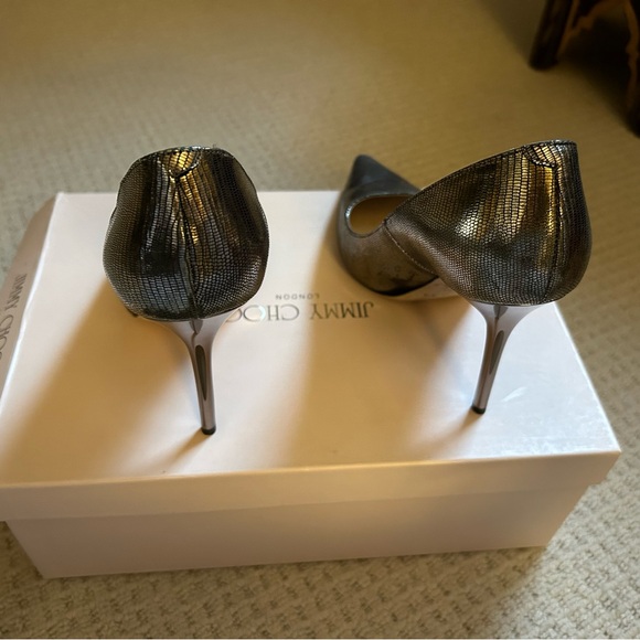 Jimmy Choo Abel Antique Silver Pump - Picture 9 of 10
